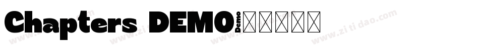 Chapters DEMO字体转换